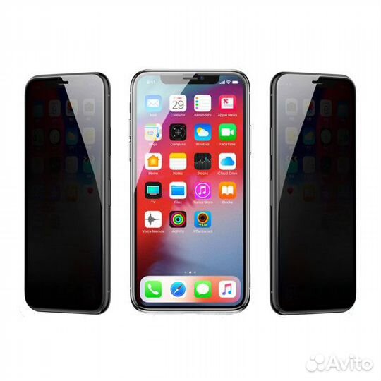 Защитное матовое стекло Антишпион в ассортименте