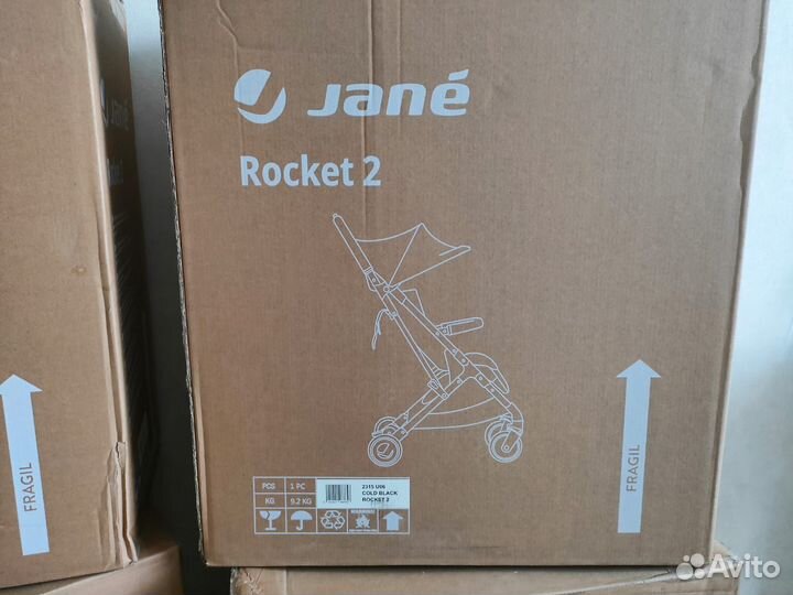 Коляска Jane Rocket 2 Cold Black новая