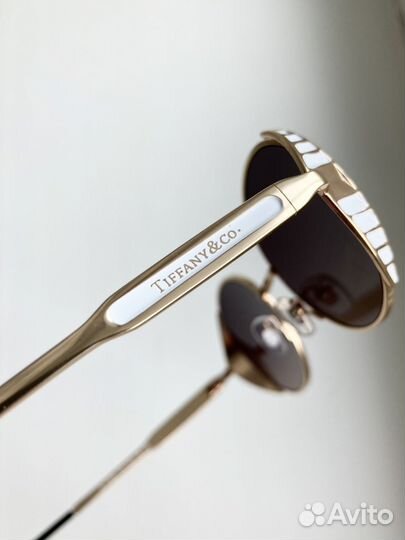 Очки Tiffany&Co металлические солнечные женские