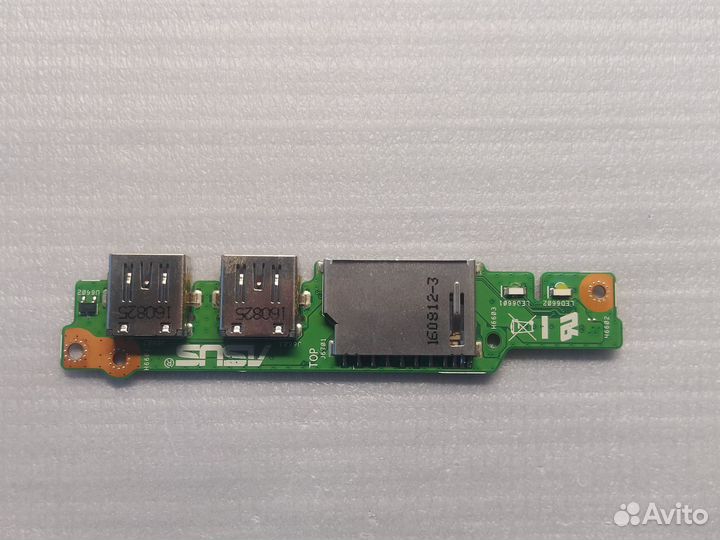 Плата кардридера и USB asus UX310