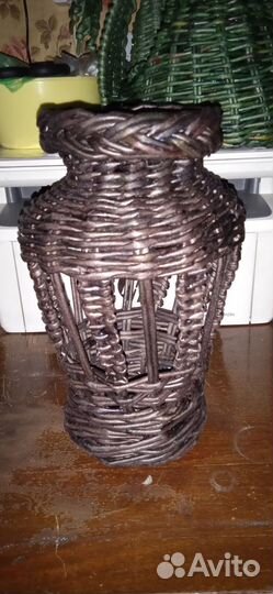 Плетение из бумажной лозы