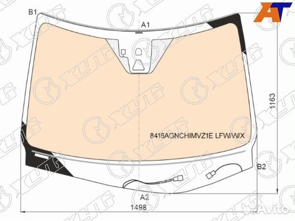 Стекло лобовое lexus RX350