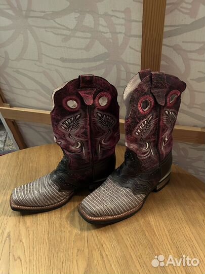 Сапоги женские 38 натуральная кожа