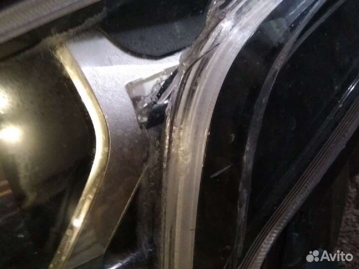 Левая фара на kia rio