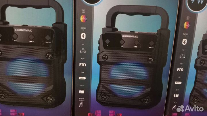 Беспроводная Bluetooth колонка с радио, новая