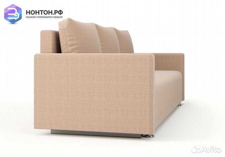 Диван еврокнижка Олимп бежевый