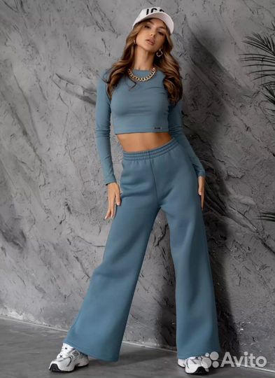 Брюки с начесом новые