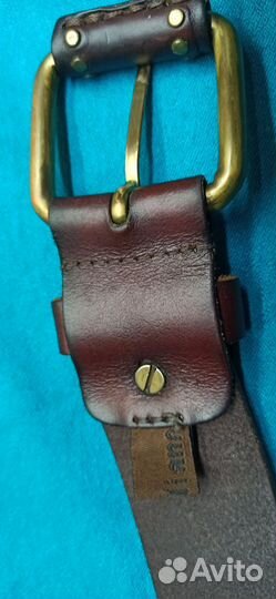 Ремень galliano кожаный