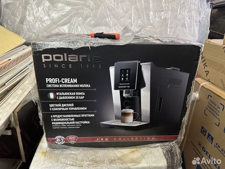 Polaris Кофемашина автоматическая pacm 2060AC