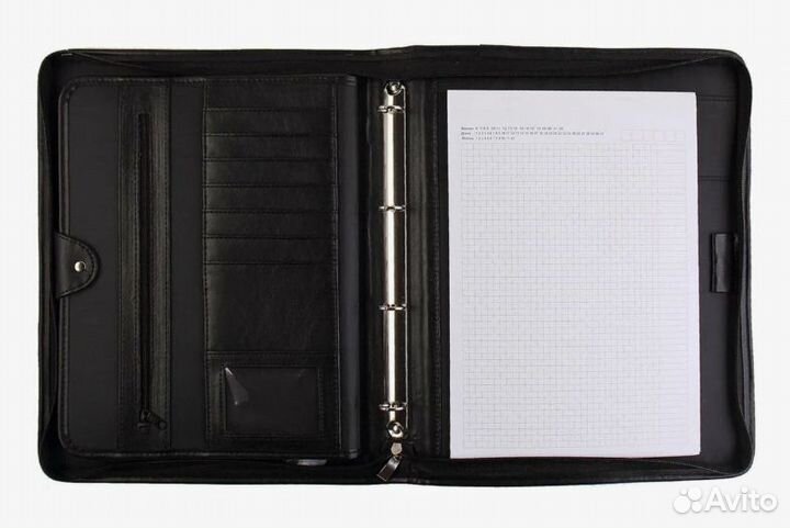 Кожаная папка