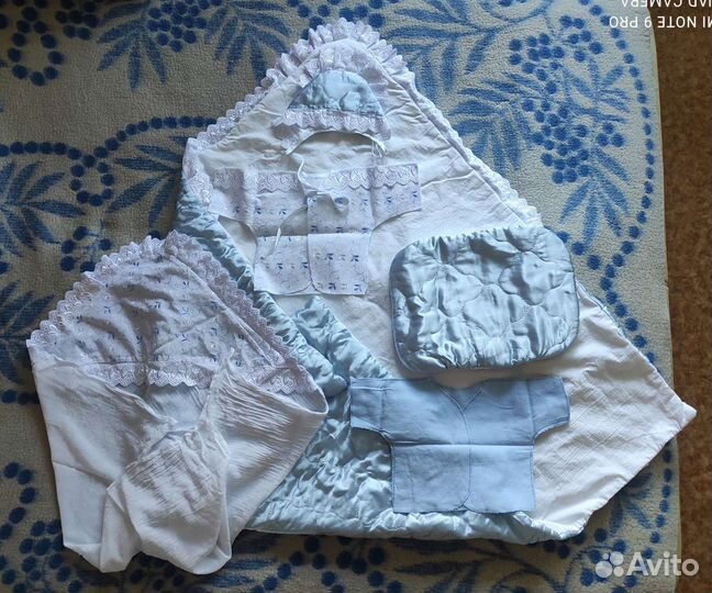 Конверт для новорожденного мальчика на выписку