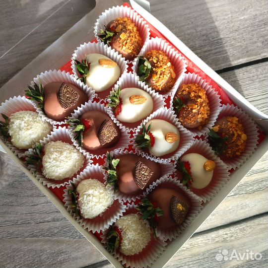 Клубника в шоколаде набор