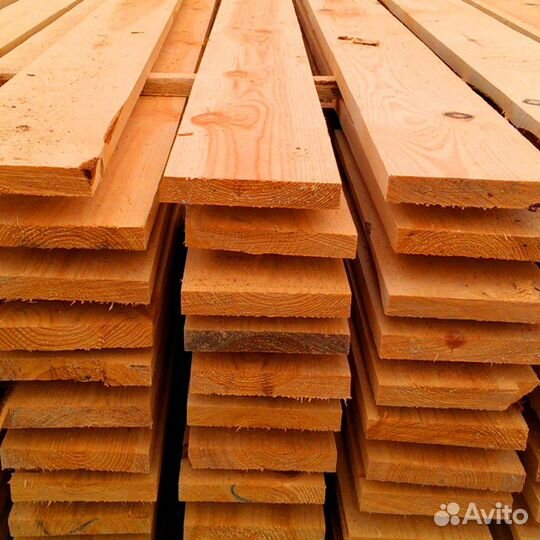 Доска от производителя 50х150х6000мм, сосна, опт