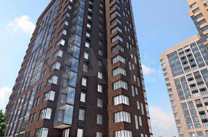 2-к. квартира, 74,8 м², 6/17 эт.