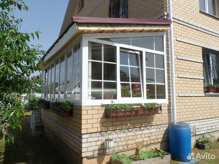 Остекление беседки раздвижное