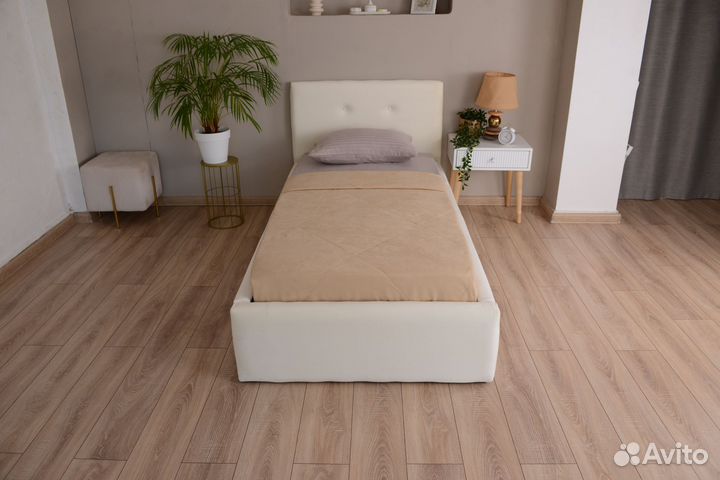 Кровать новая с матрасом 90 на 200 Роза