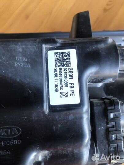 Правая фара кия рио 4