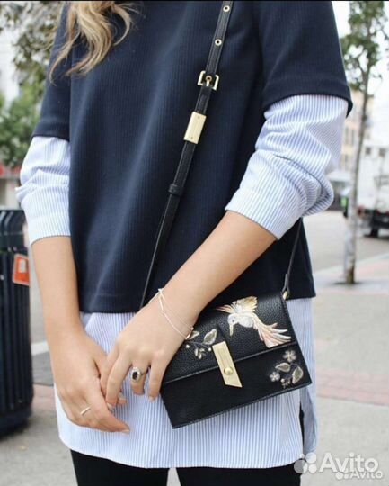 Сумка Foley & Corinna кожаная. Через плечо