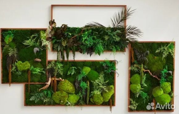 Панно из стабилизированного мха
