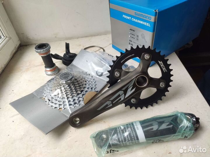 Система Shimano ZEE, 68-73(шатуны 165мм)