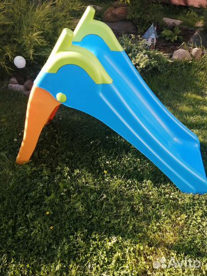 Детская горка пластиковая бу