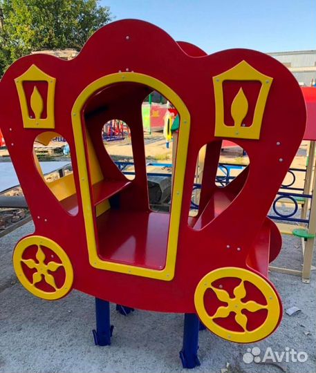 Детские игровые площадки карусели домики