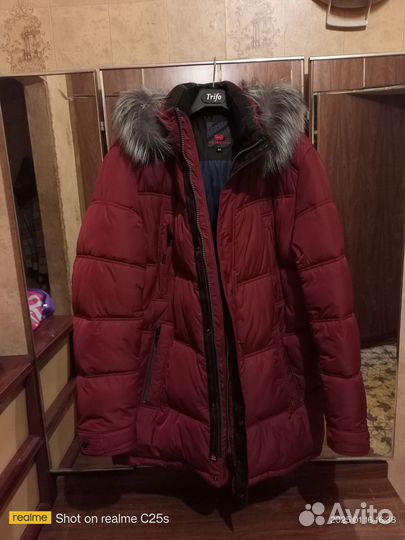 Куртка зимняя мужская 54 бу