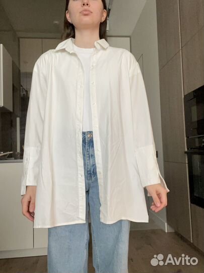 Рубашка белая женская