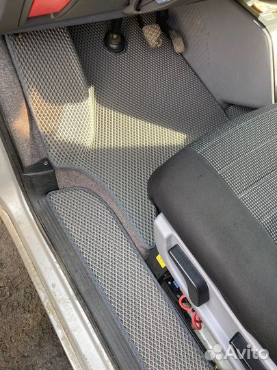 Эва коврики мерседес вито 638 передние с порогами