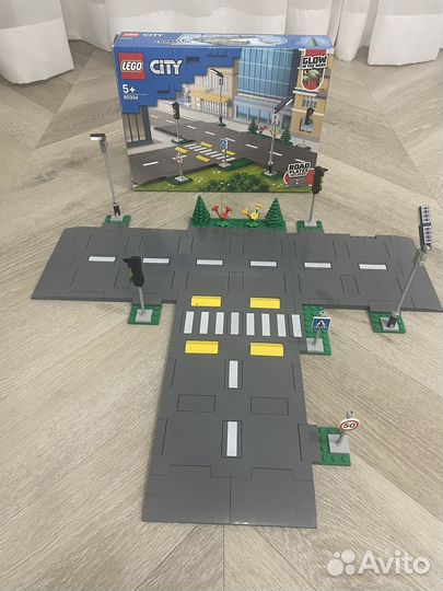 Lego City 60304 дорожные пластины