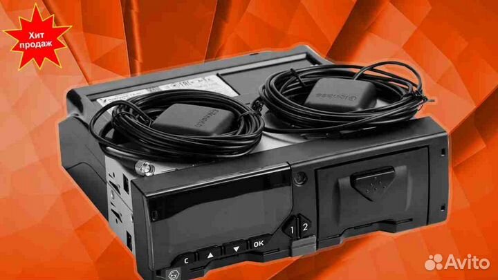 Тахограф Меркурий та001 (Новый) с чипом скзи