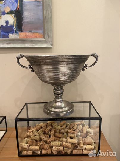 Гигантский вазон/ваза/чаша/кашпо. Новая. Италия