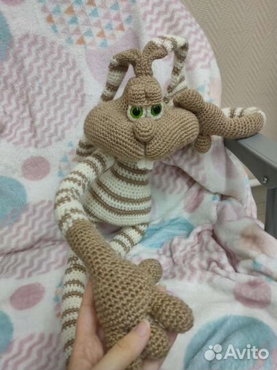 Мягкая игрушка заяц