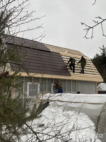 Замена кровли, кровельные работы, ремонт,монтаж