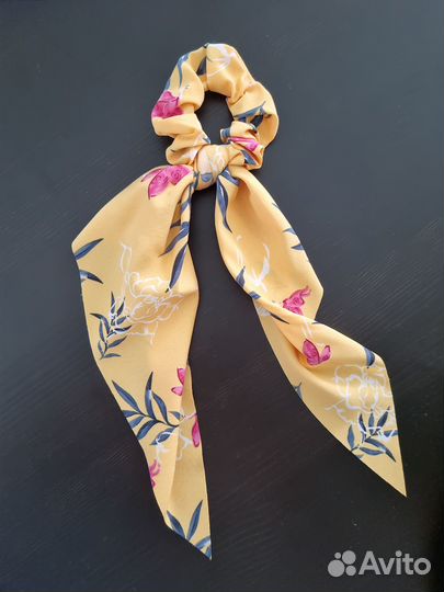 Резинка для волос с платком