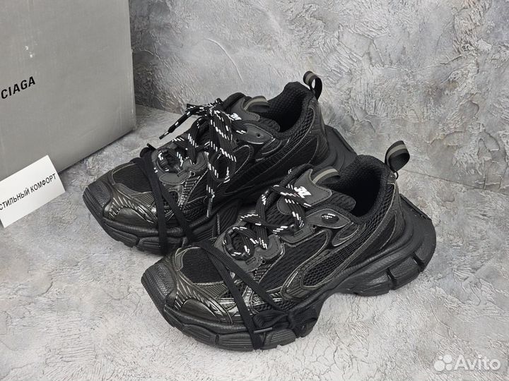 Кроссовки Balenciaga 3xl Sneaker Triple Black