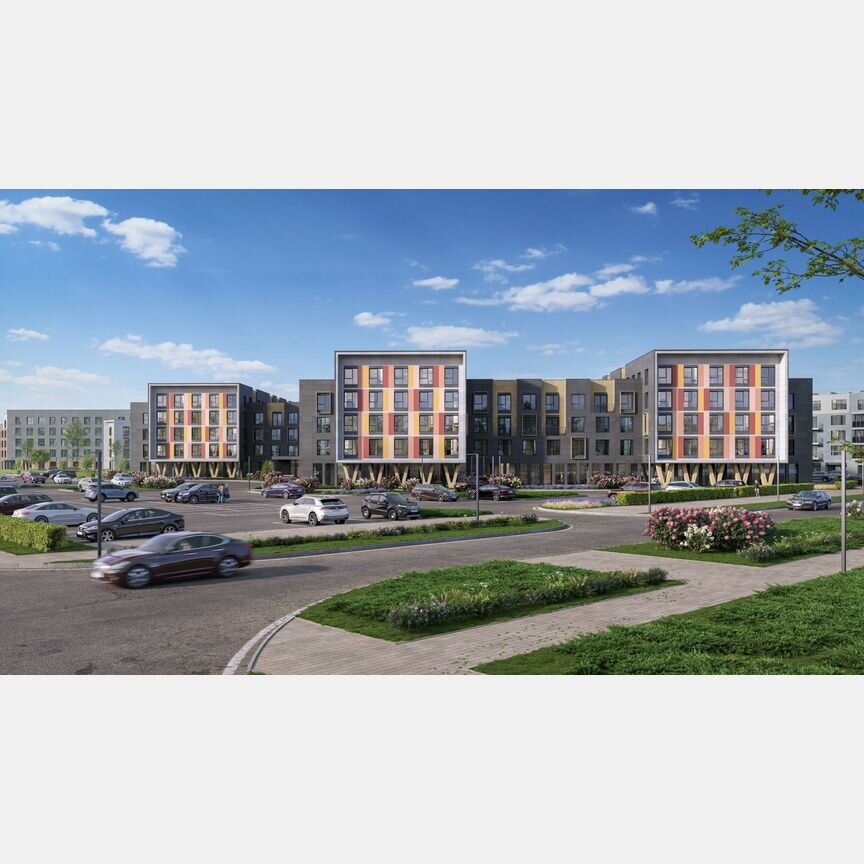 3-к. квартира, 75,6 м², 3/5 эт.