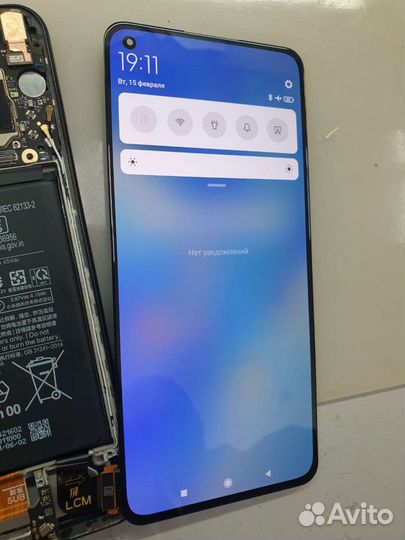 Xiaomi mi 11 lite дисплей оригинал 100