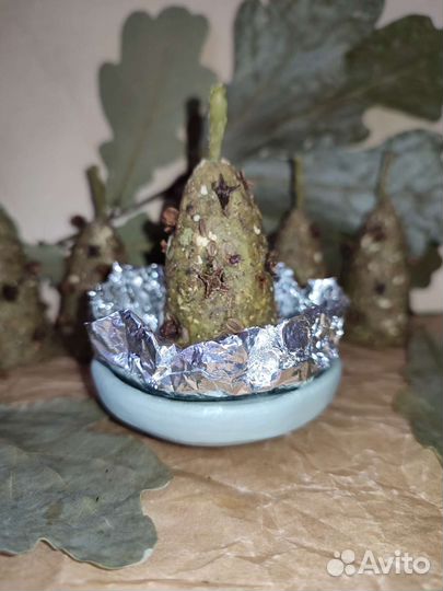 Свечи травяные зелёные денежные