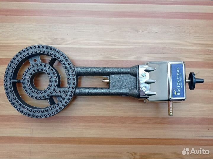 Газовая горелка для казана, чугун, 10 квт, 19 см