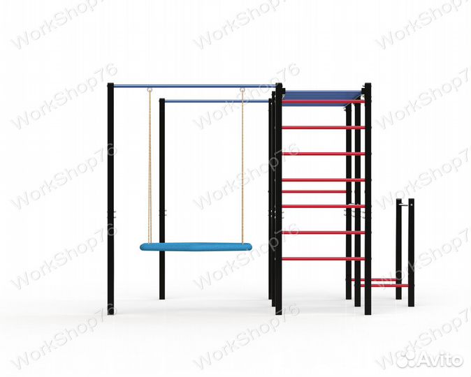 Спортивная площадка уличная воркаут турник брусья