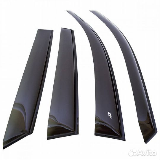 Дефлекторы окон Hyundai Santa Fe IV 2018