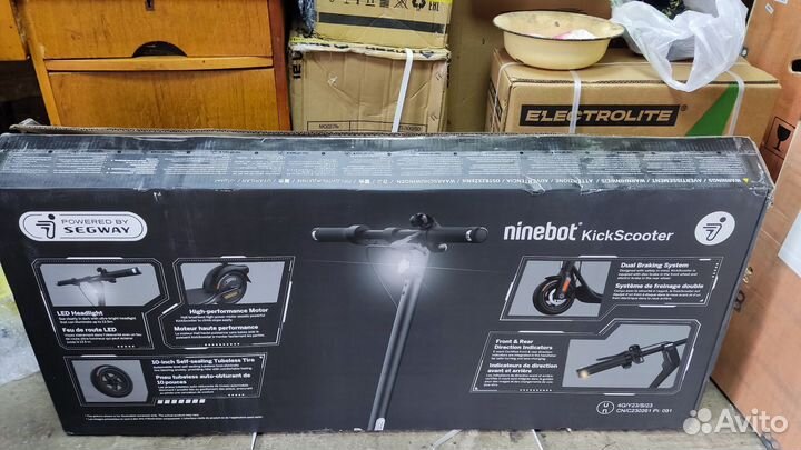 Электросамокат Ninebot kickscooter F2