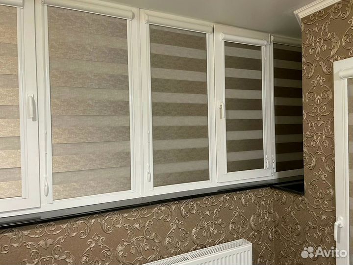 Рулонные шторы день ночь, свое производство