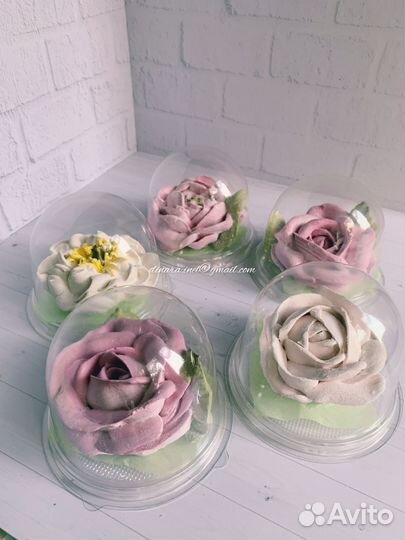 Зефирные цветы в капсуле