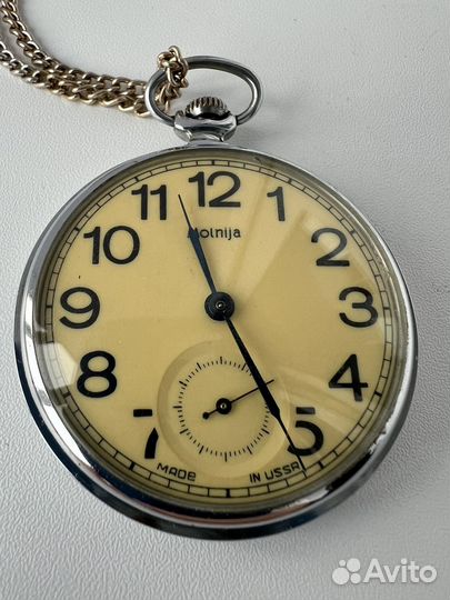 Часы карманные молния СССР