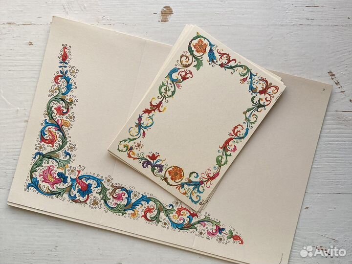 Старинная бумага для письма Италия