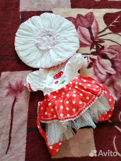 Костюм мухамора на рост 104