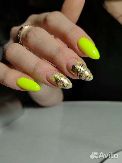 Маникюр Наращивание ногтей Покрытие крейзи дизайн