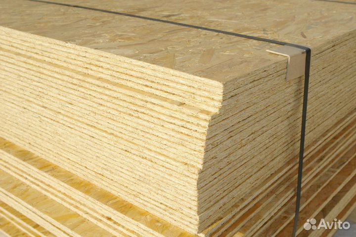 Осб (osb осп-3) 9 мм плита калевала, кроношпан